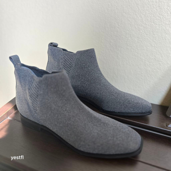 Vivaia Square-Toe Water-Repellent Ankle Boots Ryan Pro in Rich Gray 42 US 10.5 - Picture 4 of 8